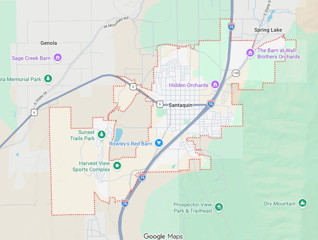 service area - Santaquin